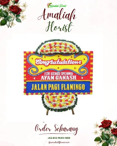 Bunga Papan Congratulation di Banyumudal